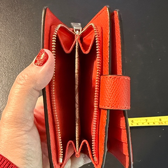 Coach Orange Leather Wallet - Picture 6 of 6